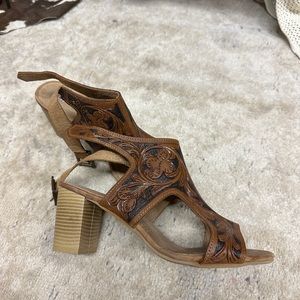 Elegant Brown Leather Sandals